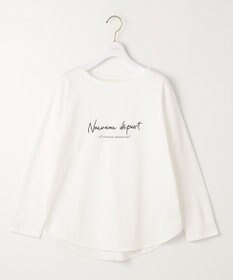 ANY SIS ロゴ刺繍 カットソー