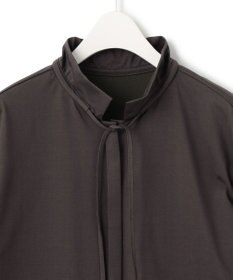 ICB 【洗える】ブラウスライクジャージー ボウタイデザインカットソー