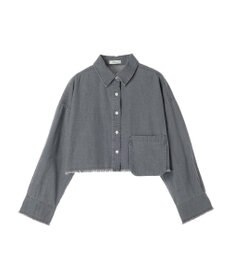 earth music&ecology クロップドポケットポイントシャツ