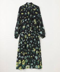 GRACE CONTINENTAL グラデフラワープリントワンピース