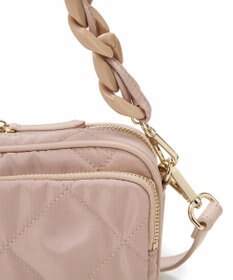 TOPKAPI 【TREASURE TOPKAPI】キルティング アクリルチェーン付 ショルダー バッグ