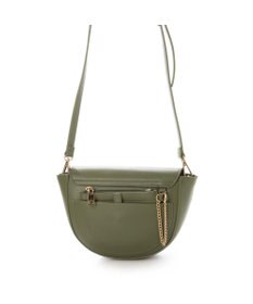 UNBILLION cachecache 財布ポーチ付きハーフムーンショルダーバッグ