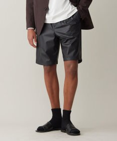 UNFILO MENS レザーライク ショートパンツ [24年春夏商品]