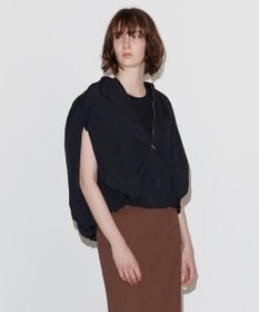 NAVE 【Nave　洗える】ソフトタフタ  スリットスリーブ ブルゾン