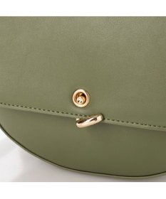 UNBILLION cachecache 財布ポーチ付きハーフムーンショルダーバッグ