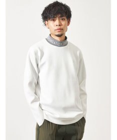 23Fondation/MEN】バイカラー 長袖モックネックシャツ / 23区GOLF