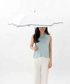 AURORA 【 BLAO（ブラオ）】最強級遮熱　コード刺しゅう晴雨兼用傘(折りたたみ傘)