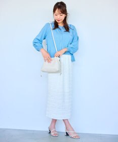 Feroux 【洗える】カットフリルＩラインスカート