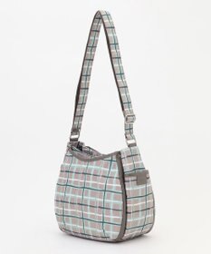 Y'SACCS ドローイングチェックショルダーバッグ