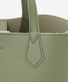 LA BAGAGERIE 【MONICA】バイカラーミディトートバッグ