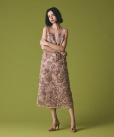 GRACE CONTINENTAL フラワーembドレス