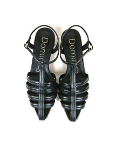 Dominic3 バイカラー Tストラップサンダル