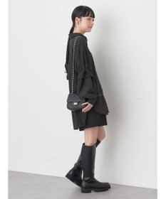 earth music&ecology ギャザースリーブシャツ