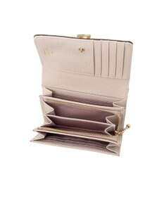 LANVIN en Bleu カルノ 二つ折り中Lファスナー財布