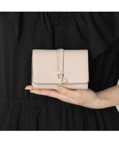 LANVIN en Bleu カルノ 二つ折り中Lファスナー財布