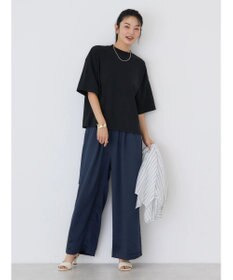 AMERICAN HOLIC モックネック５分袖カットプルオーバー