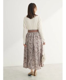 Green Parks ・ＥＬＥＮＣＡＲＥ　ＤＵＥ　リブ×フラワーキリカエワンピ