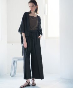 YECCA VECCA 【UVカット/遮熱/接触冷感】COOLタックワイドパンツ