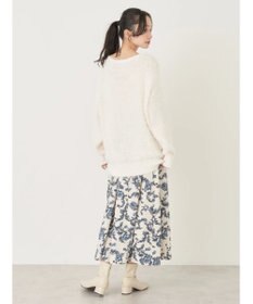 earth music&ecology ゆるモヘアライクレースニット