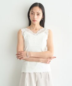 earth music&ecology 前後２ＷＡＹレースタンクトップ
