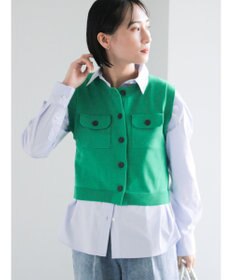 Te chichi ポケット付きニットベスト