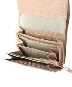 LANVIN en Bleu サンドニ 二つ折り中Lファスナー財布