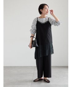 Te chichi 【雑誌掲載アイテム】イレギュラーヘムレイヤードレースキャミ