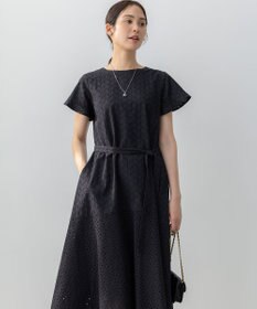 エンブロイダリーレースフレアスリーブ ワンピース / 組曲