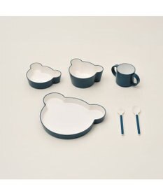 PRESENTERS ROOM tak / キッズディッシュ ギフトボックス カトラリー ベア（ネイビー）