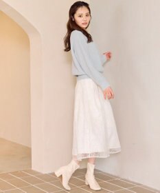 Feroux パール付きシャギー ニット