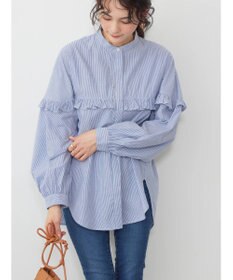 AMERICAN HOLIC フリルバンドカラーシャツ