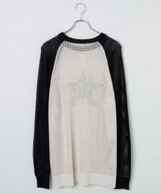 WEGO ラグランメッシュニットプルオーバー