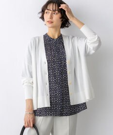 23区 【先行予約/WEB&一部店舗限定】スビンハイツイスト Vネック カーディガン