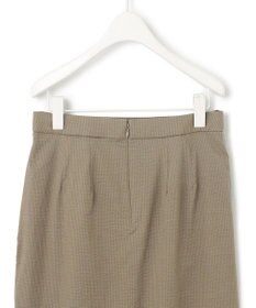 ICB L 【洗える】コットンリップル ナロースカート