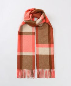 AURORA LANVIN COLLECTION ランバン コレクション カシミヤ チェックマフラー