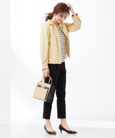 ANY SIS 【洗える】さらさらストレッチ テーパード パンツ