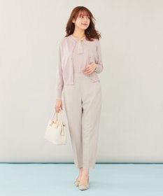 ANY SIS 【洗える】スムースボウタイ ニット