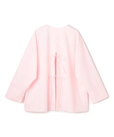 UNFILO L 【WEB限定カラー】バックリボン イージーケアシャツ