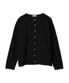 CRAFT STANDARD BOUTIQUE ウ゛ィンテージ風天竺　パール釦クルーカーデＬ／Ｓ