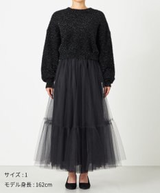 NAVE 【Nave・洗える】ラメニット プルオーバー