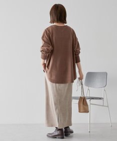 AMERICAN HOLIC ソフトタッチヘンリーネックプルオーバー