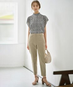 組曲 L フラワーレイヤープリント ブラウス