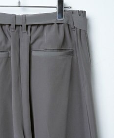 WEGO トロミ　ベルト付きワイドスラックス