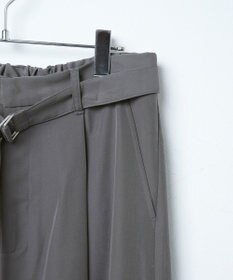 WEGO トロミ　ベルト付きワイドスラックス