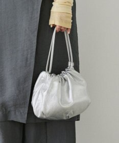 russet レザー巾着4WAYショルダーバッグ(CE-1454)