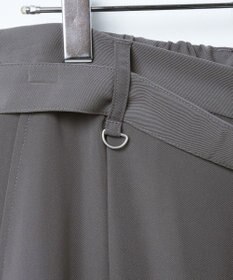 WEGO トロミ　ベルト付きワイドスラックス