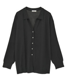 earth music&ecology 袖口スリットスキッパーカーディガン