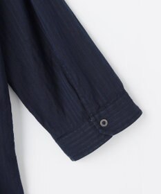 JOSEPH ABBOUD 【キングサイズ・2WAY】リバーシブルストライプ 七分袖 シャツ