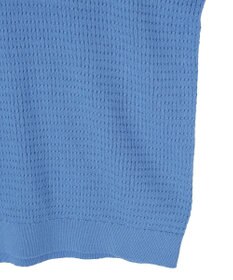 CRAFT STANDARD BOUTIQUE 透かし編み半袖ニットポロシャツ