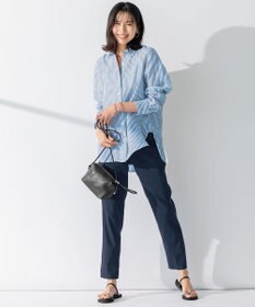 23区 S 【CLASSY. 9月号掲載/WEB限定カラーあり】LIBECO ベーシック シャツ